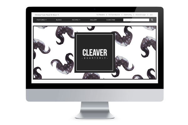 Cleaver home page screengrab front shot
